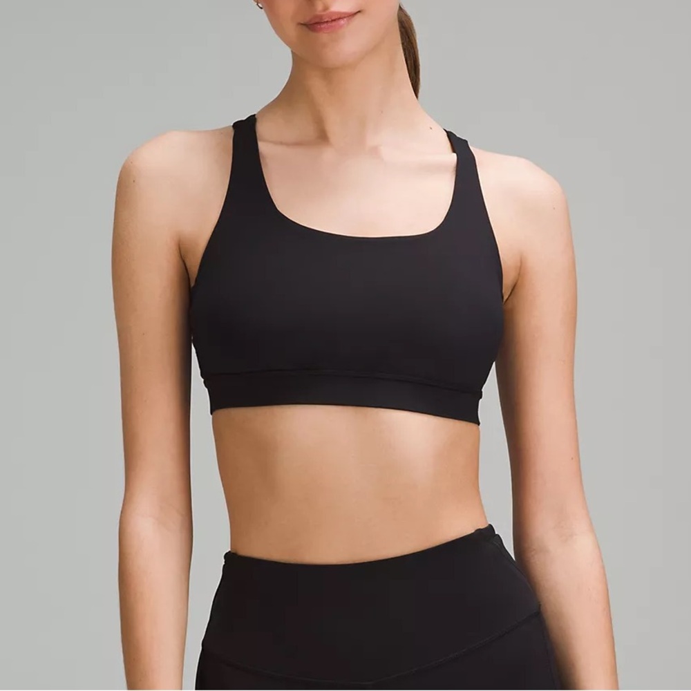 Lululemon Energy Bra - Black, Size 8